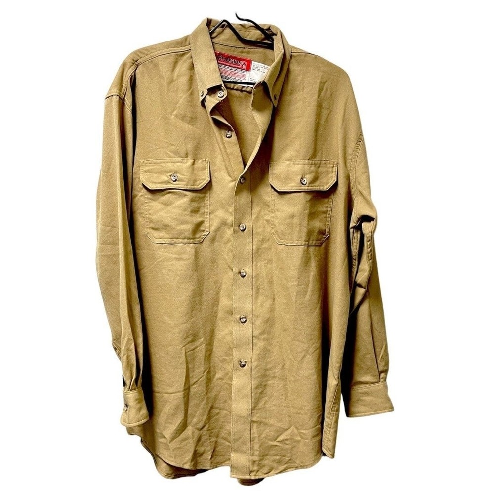 FR HRC 1 RiFR HRC 1 Riverside Apparel Flame Resistant Long Sleeve Shirt Size XL